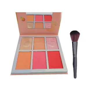 Conchita Blush Palette, Conchita Matte Blush Powder, Conchita Blush Palette Powder, Conchita Blush Palette for Cheeks, 6 Colors Blush Palette Cheek Blush Powder (A)