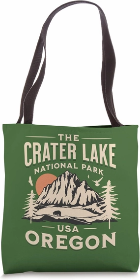 Crater Lake National Park Oregon Hiking Nature Outdoors Tote Bag