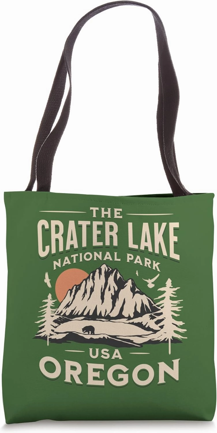 Crater Lake National Park Oregon Hiking Nature Outdoors Tote Bag