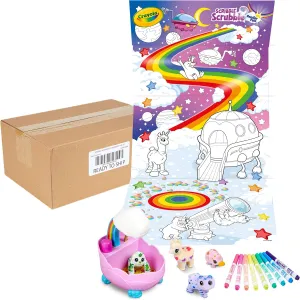 Crayola Scribble Scrubbie Peculiar Pets Rainbow Tub Set, Grooming Pet Toy for Girls & Boys, Toy Animal, Gifts for Kids, Ages 3 
