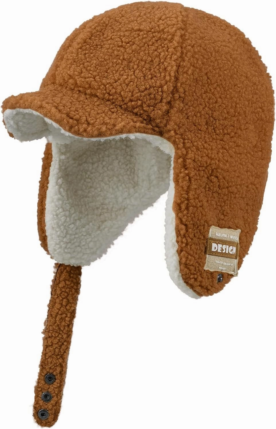 Croogo Corduroy Trapper Hat for Men Women Winter Hat Ear Flaps Ushanka Snow Eskimo Hat Winter Fleece Warm Trooper Aviator Hat