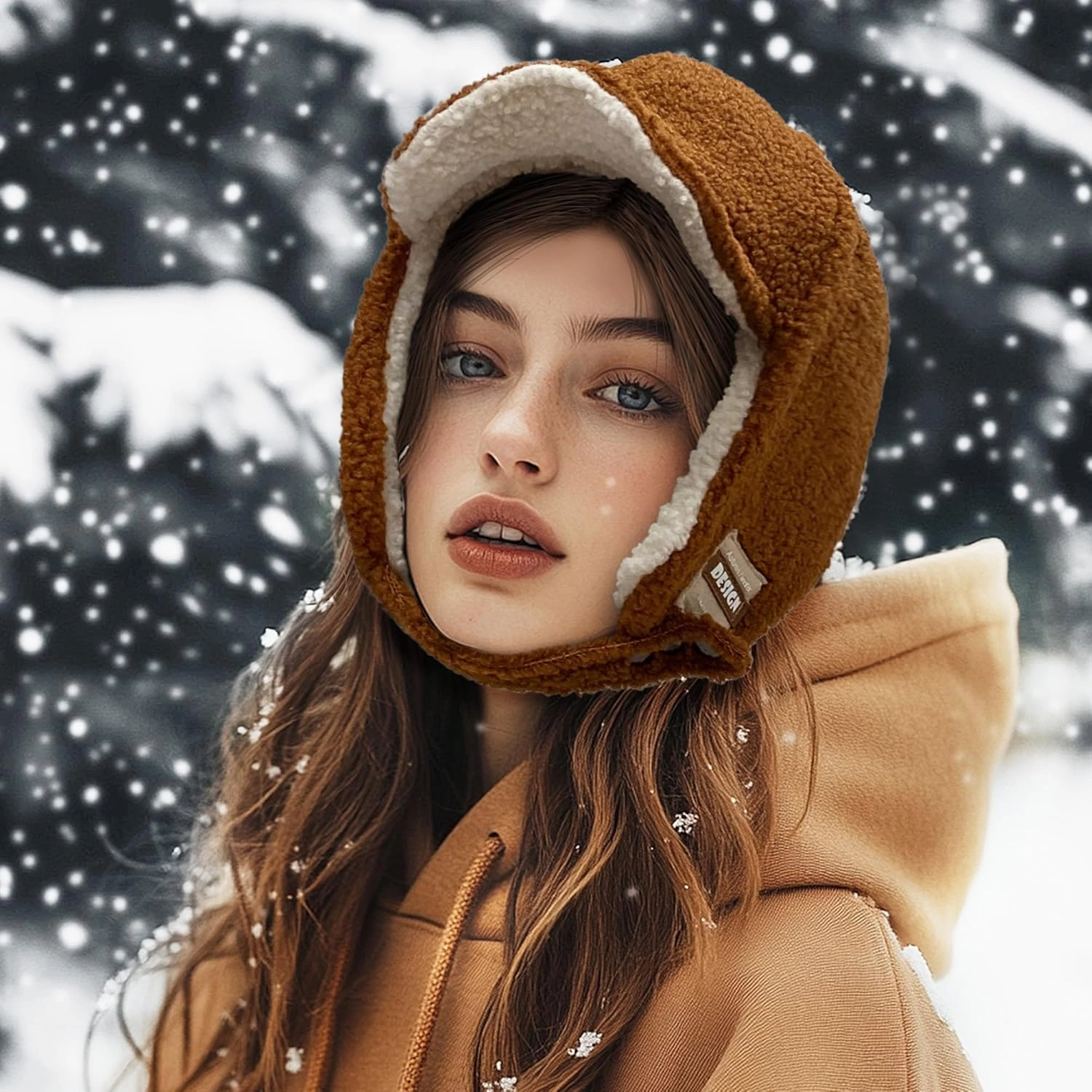 Croogo Corduroy Trapper Hat for Men Women Winter Hat Ear Flaps Ushanka Snow Eskimo Hat Winter Fleece Warm Trooper Aviator Hat