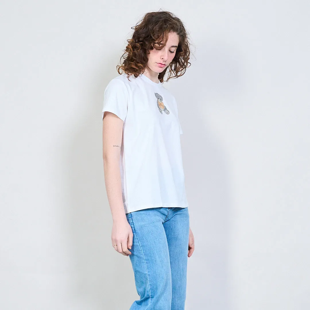 Cute teddy graphic t-shirt wholesale