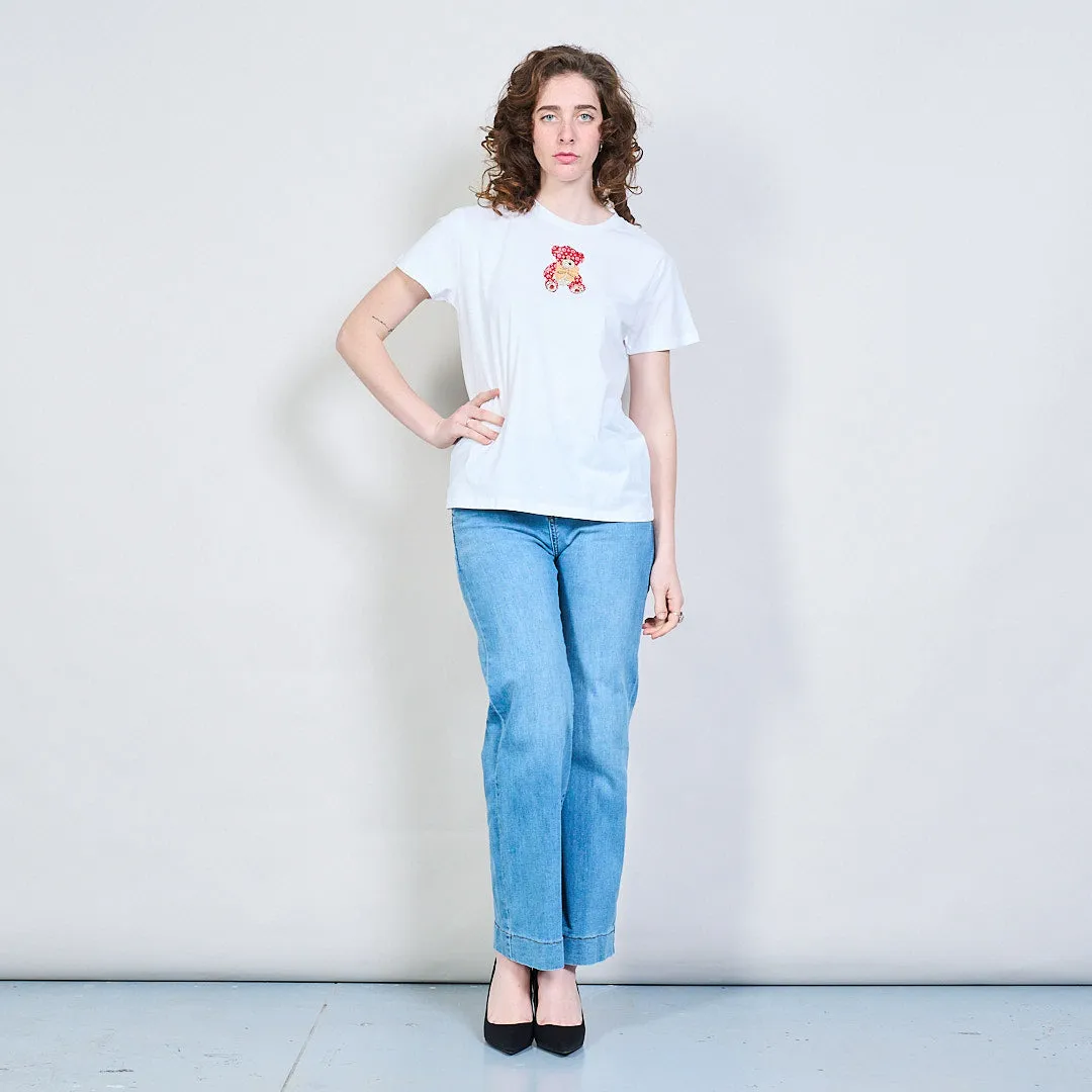 Cute teddy graphic t-shirt wholesale
