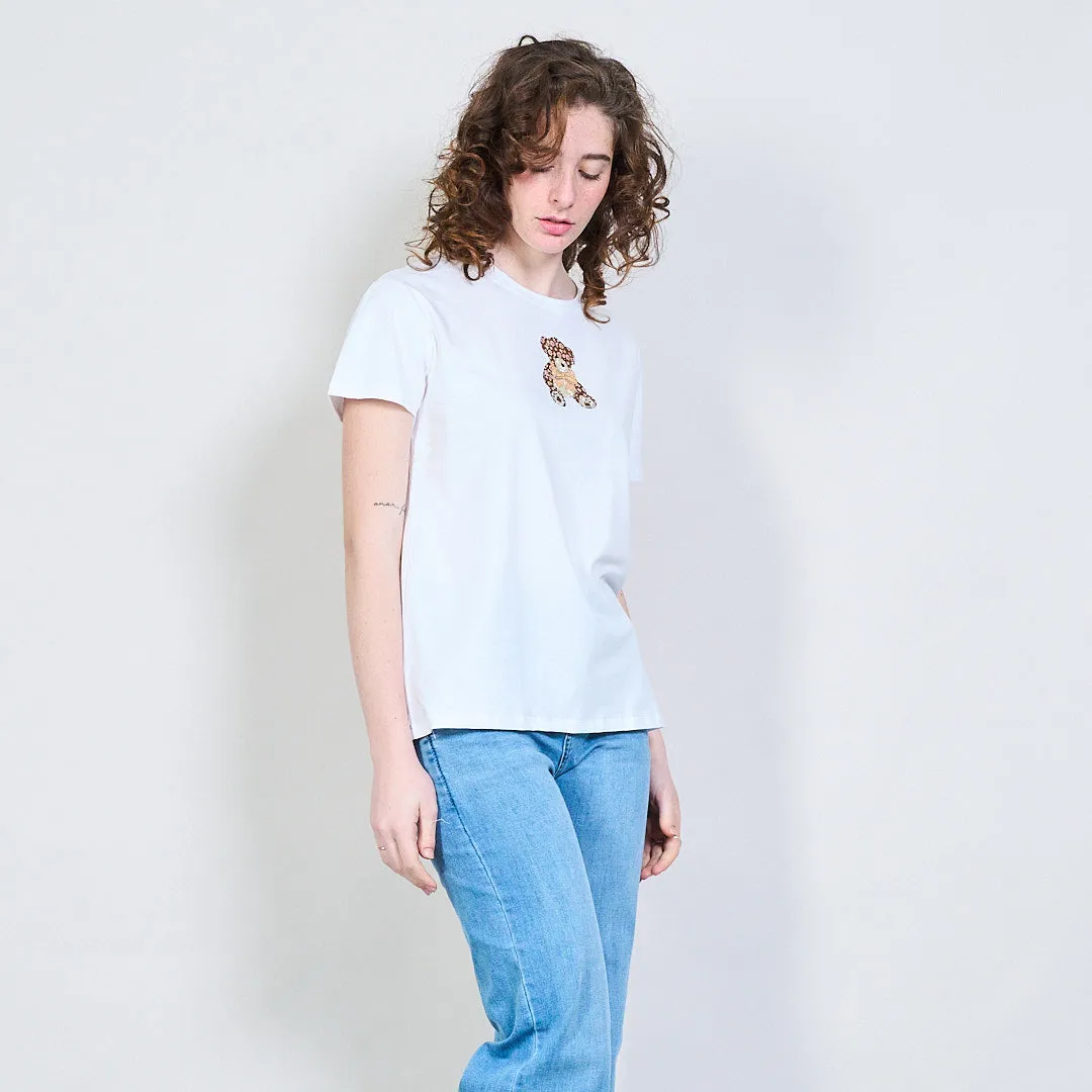Cute teddy graphic t-shirt wholesale