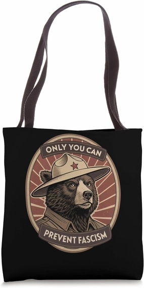 Defend Democracy - Only You Can Prevent Facism Tote Bag