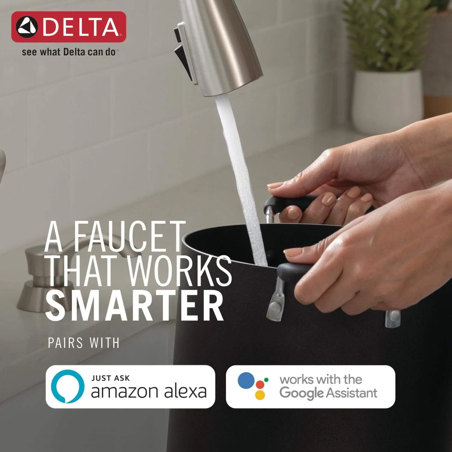 Delta 9178TV-CZ-DST Leland Kitchen Faucet, Voice, Champagne Bronze