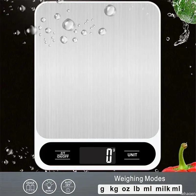Digital Kitchen Scale 10Kg/1g Weight Scale Usb Food Coffee Scales Smart Electronic Waterproof Digital Scale For Baking and Cook