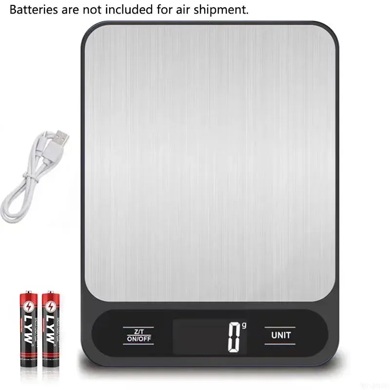 Digital Kitchen Scale 10Kg/1g Weight Scale Usb Food Coffee Scales Smart Electronic Waterproof Digital Scale For Baking and Cook
