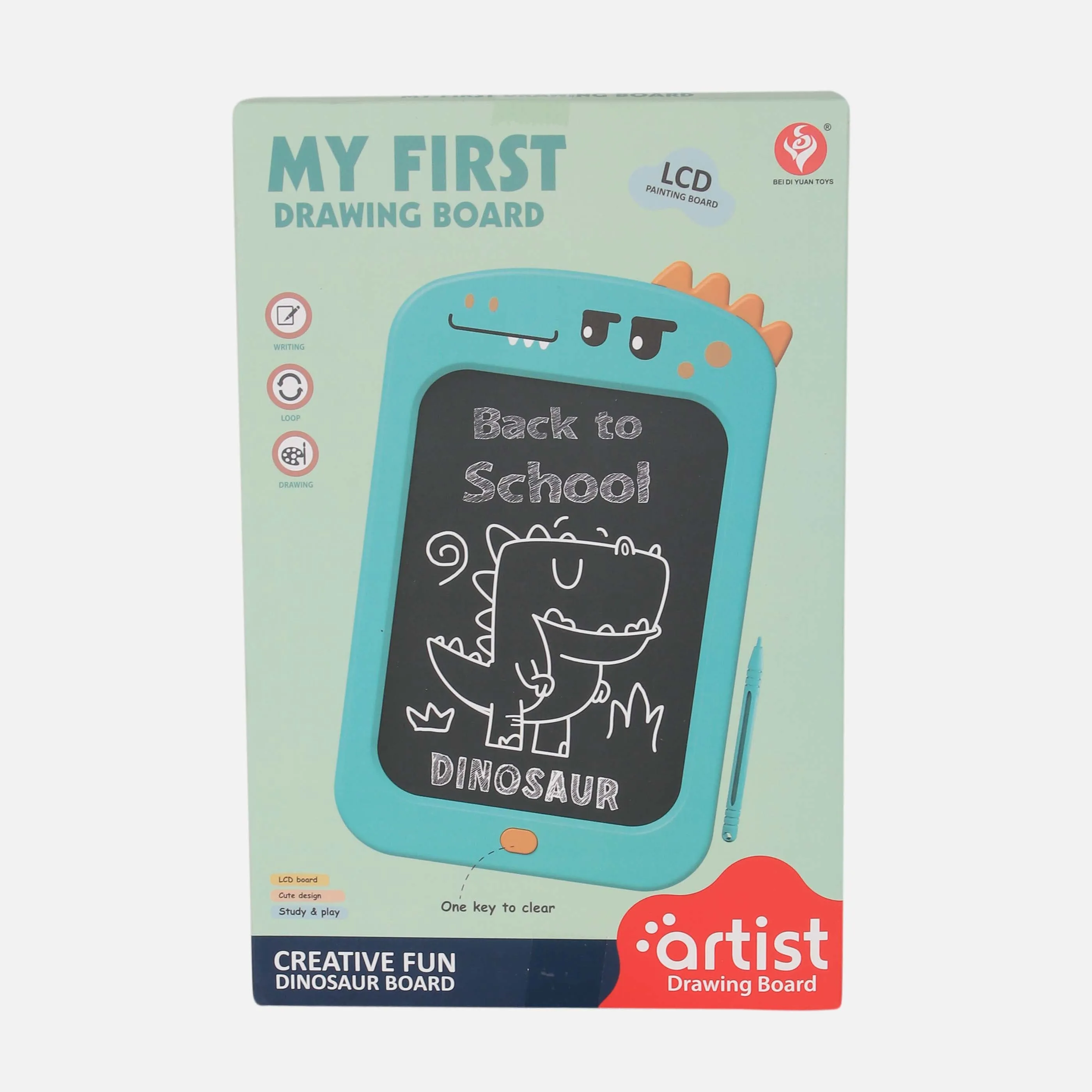 DINOSAUR LCD LEARNING BOARD BATTERY INCLUDED