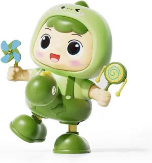 Dinosaur Musical Toy, Lovely Dancing Dinosaur Toy Baby Crawling Toy Robot Dancing Toy Dinosaur Music Toy for Boys and Girls with Dynamic Music| Legs Move Sideways| Body Twist (Boy)