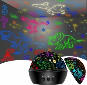 Dinosaur Toys for 3-8 Year Old Boys,Dino Projection Kids Toys for 3-8 Year Olds Boys 2 in 1 Car Toy for 2-10 Year Olds Boys,Toddler Toys,Chirstmas Stocking Stuffers Gifts for 2-10 Year Olds Kids
