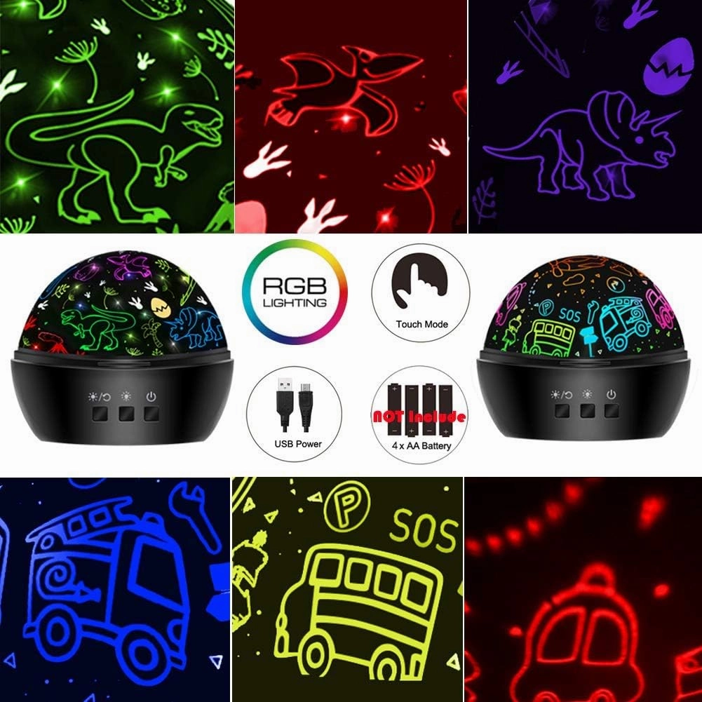Dinosaur Toys for 3-8 Year Old Boys,Dino Projection Kids Toys for 3-8 Year Olds Boys 2 in 1 Car Toy for 2-10 Year Olds Boys,Toddler Toys,Chirstmas Stocking Stuffers Gifts for 2-10 Year Olds Kids