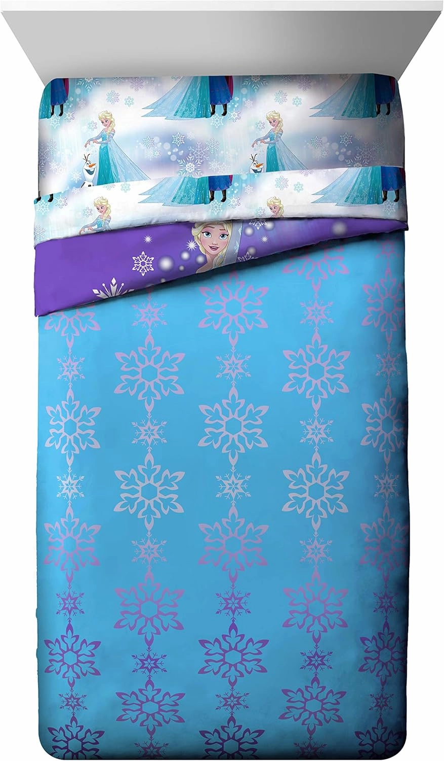 Disney Frozen 'Magical Winter' 7 Piece Full Bed In A Bag