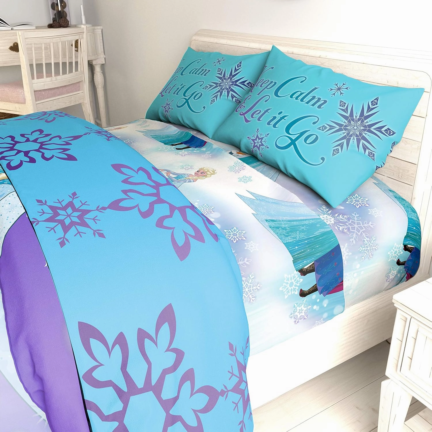 Disney Frozen 'Magical Winter' 7 Piece Full Bed In A Bag