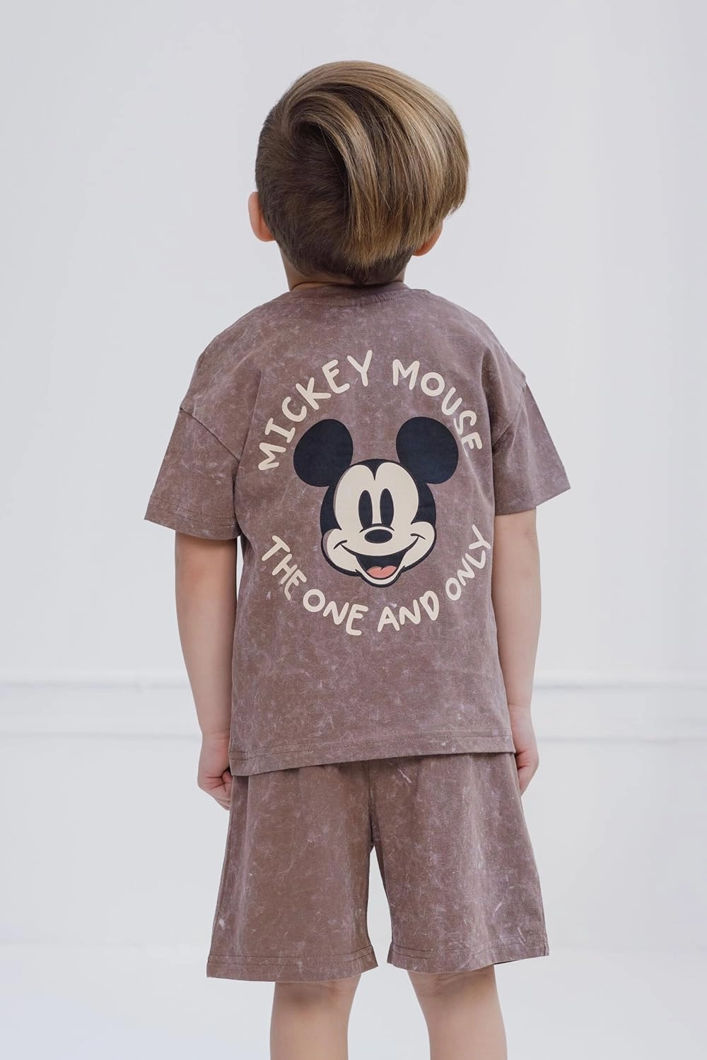 Disney Mickey Mouse Donald Duck Pluto T-Shirt and Shorts Outfit Set Toddler to Big Kid