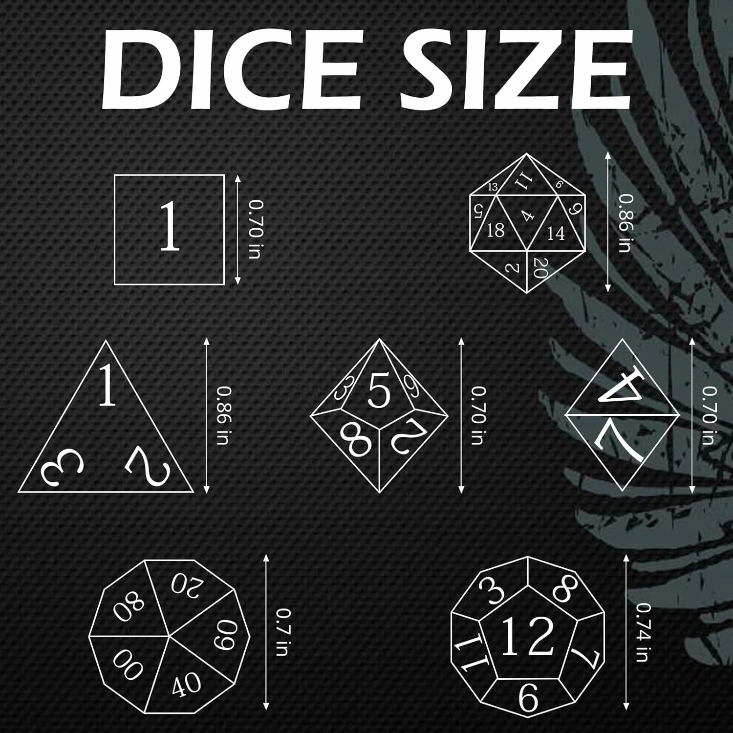 DND Eyeball Dice Set,Polyhedral D&D Dice for Dungeons and Dragons Role Playing Table Games