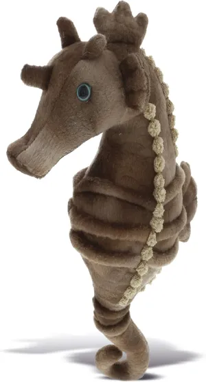 DolliBu Wild Stuffed Animals Soft Plush Collection, Best Storytime Buddy Animal Gifts for Children, Adorable Nursery Zoo Sea Horse Toy for Girls & Boys - 12 inch