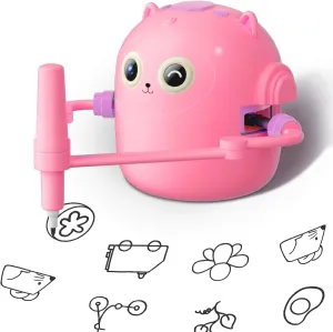 Drawing Robot for Kids, Interactive Educational Drawing Machine, Montessori Painting Learning Toys for Age 3-8 Boys Girls