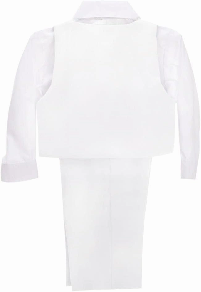 Dressy Daisy Baby Toddler Boy 5 Pcs Set Formal Tuxedo Suits No Tail Wedding Christening Baptism Outfits