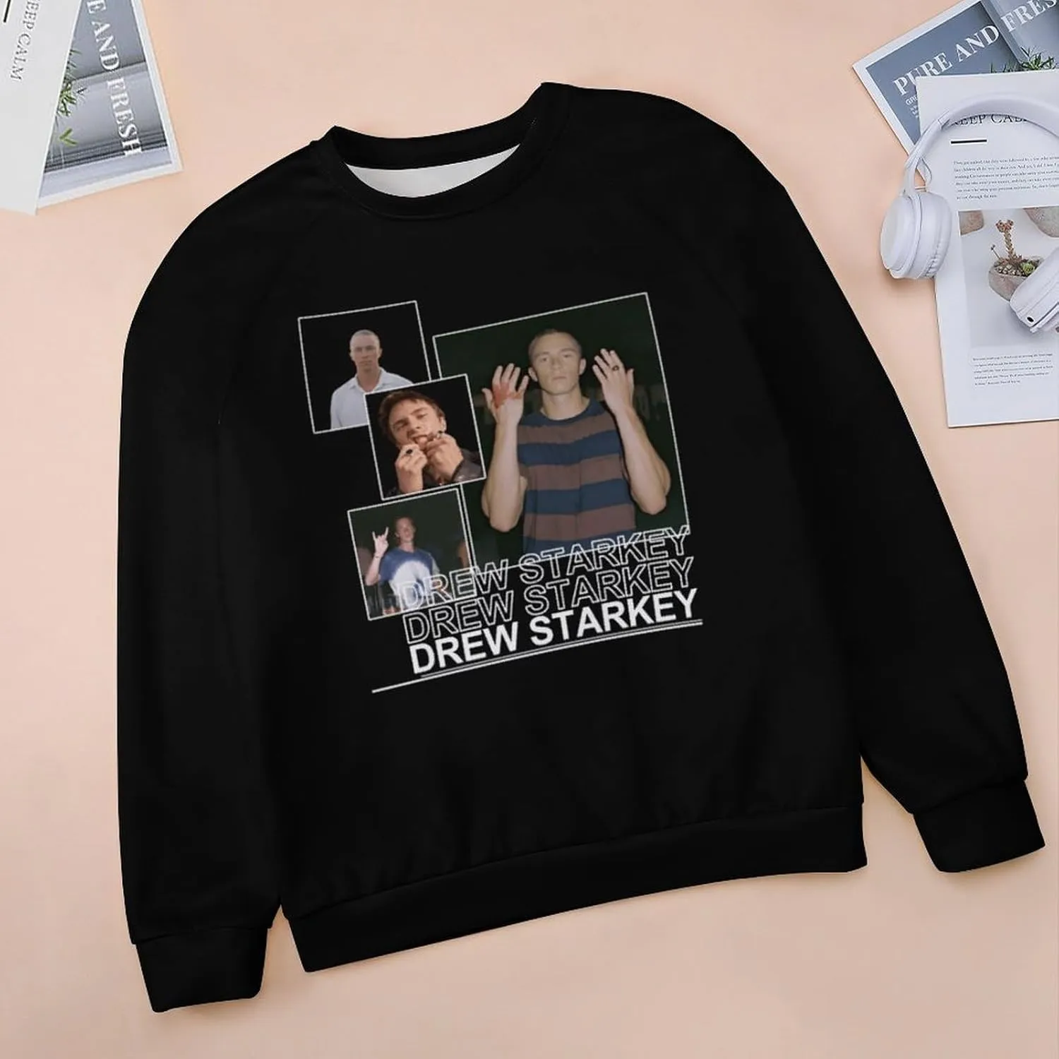 Drew Actor Starkeys Sweatshirt Fashion Hoodie Classic Graphic Sweater Crewneck Pullover Top Sweatwear