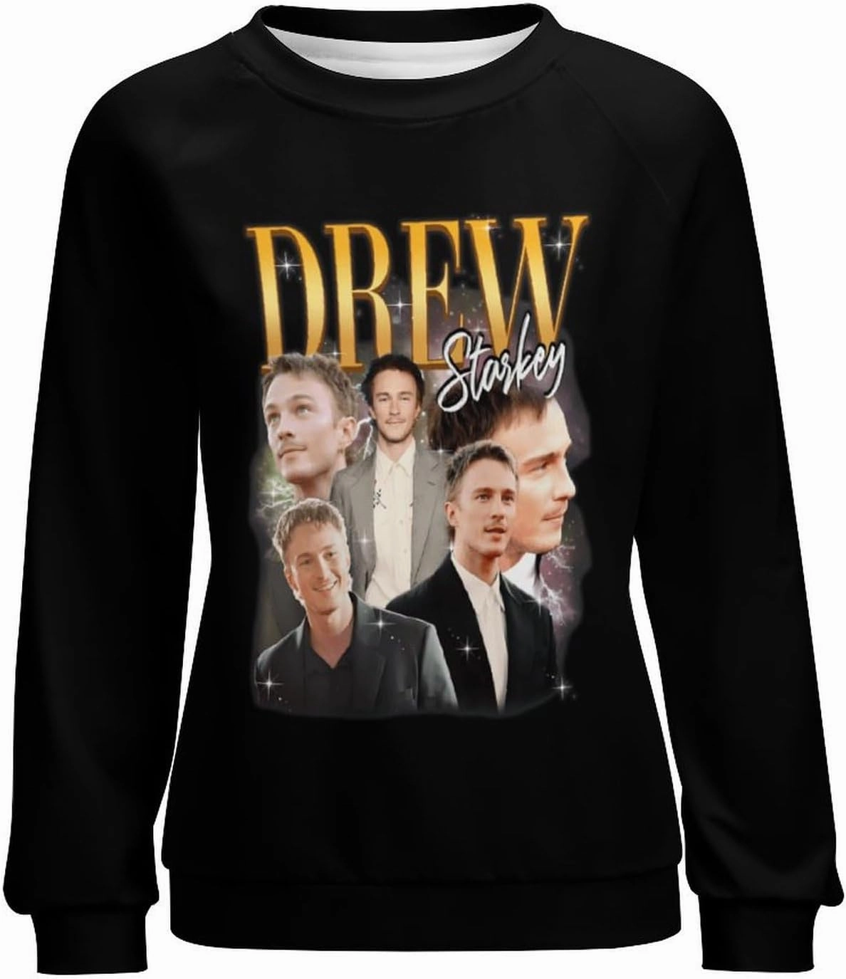 Drew Actor Starkeys Sweatshirt Fashion Hoodie Classic Graphic Sweater Crewneck Pullover Top Sweatwear