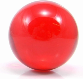 DSJUGGLING 3-Pack of 1 1/2 in. 38mm Colorful Acrylic Contact Juggling Ball Set, 1.5" multicolor Acrylic Plastic Resin Massage Balls (Red)