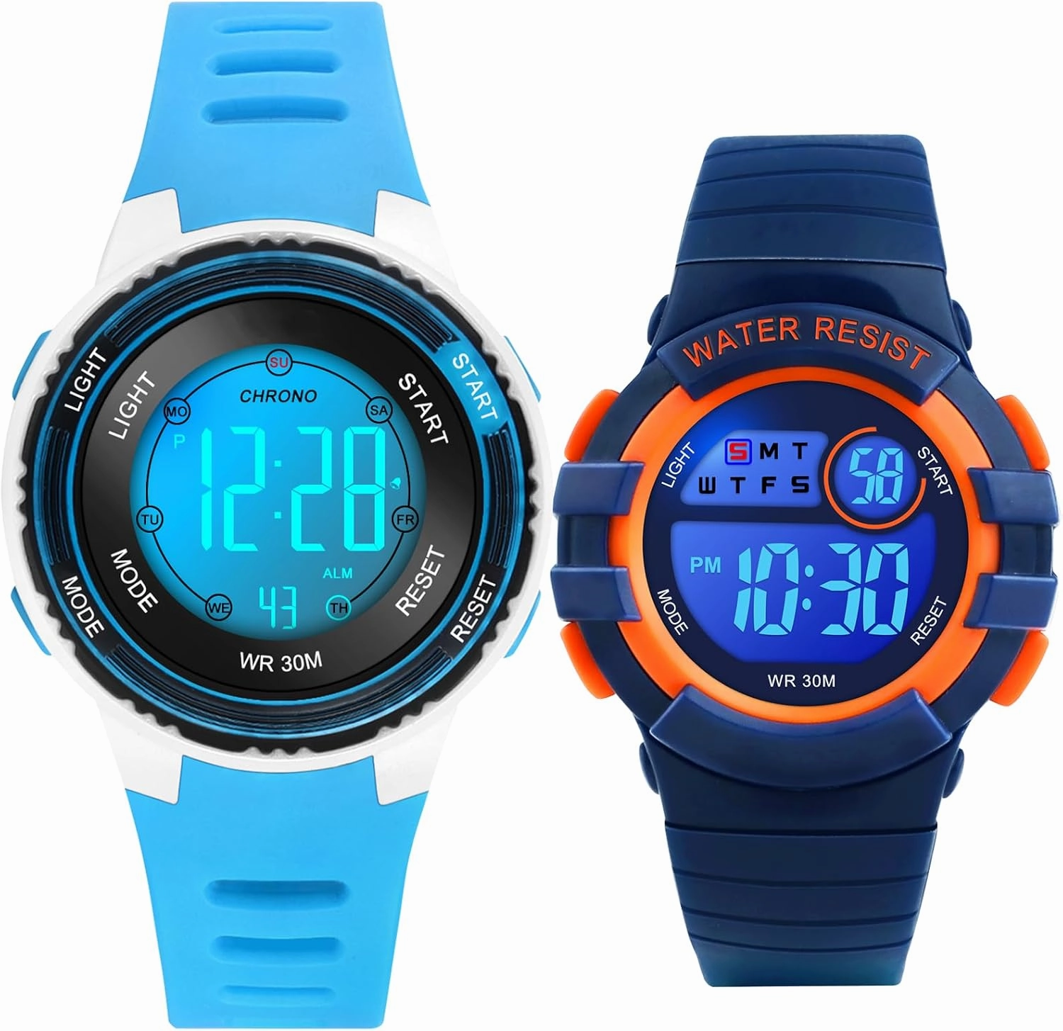 DTKID Kids Digital Watches Boys Girls Watch with 3ATM Water Resistant