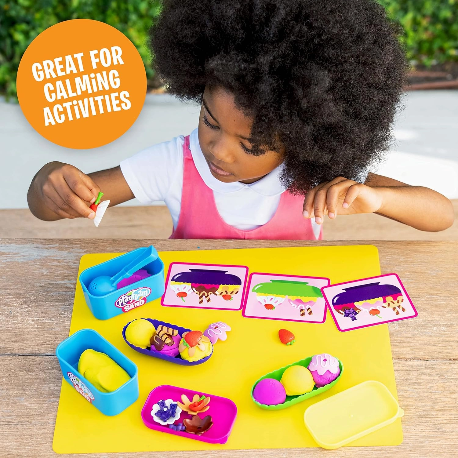 Educational Insights Playfoam Sand Ice Cream Sundae Set, Play Sand, Sensory Toy, Gift for Kids Ages 3 