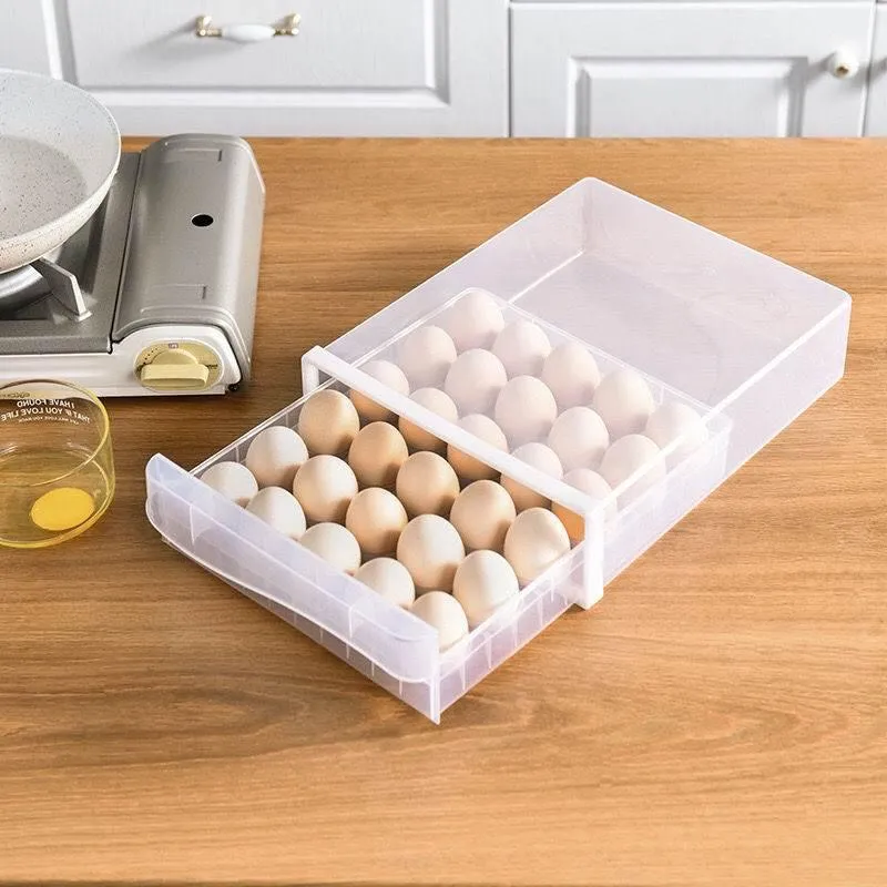 Egg Storage Container - Smart Organizer for Fresh Eggs