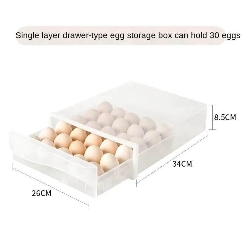 Egg Storage Container - Smart Organizer for Fresh Eggs