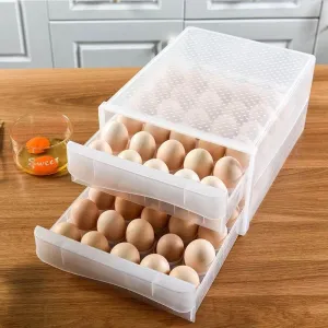 Egg Storage Container - Smart Organizer for Fresh Eggs