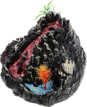 Electric Volcano Model with Light Sound Mist Spray Interactive Volcano Kit for Realistic Eruption Experience for Creative Play and Science Exploration