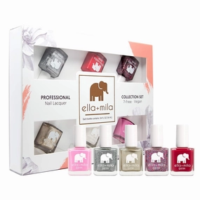 ella mila Professional Nail Polish Set - Quick Dry Nail Polish - Long-Lasting & Chip Resistant Nail Polish Kit (Dream Collection B - 6 Pack - 0.45 fl oz each)