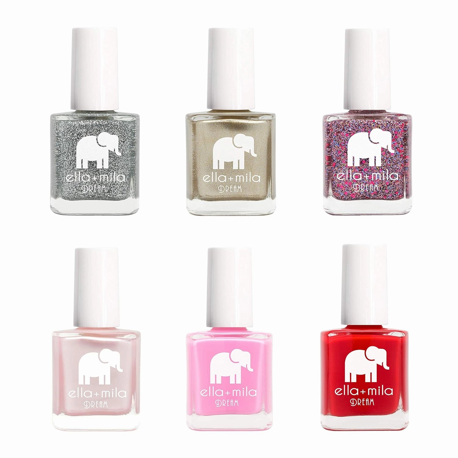 ella mila Professional Nail Polish Set - Quick Dry Nail Polish - Long-Lasting & Chip Resistant Nail Polish Kit (Dream Collection B - 6 Pack - 0.45 fl oz each)