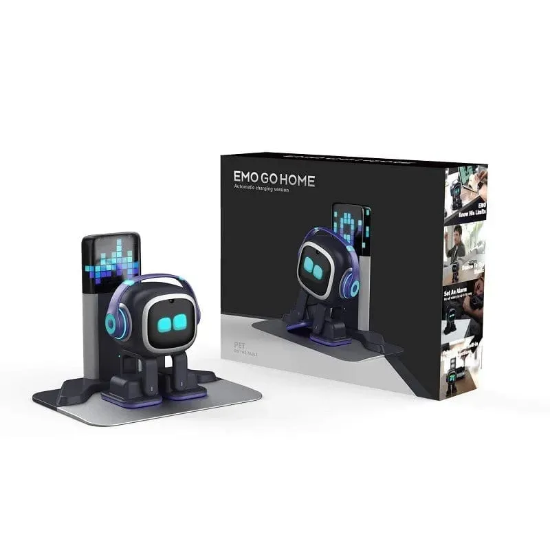 Emo Intelligent AI Robot Pet - Smart Voice-Controlled Desktop Companion