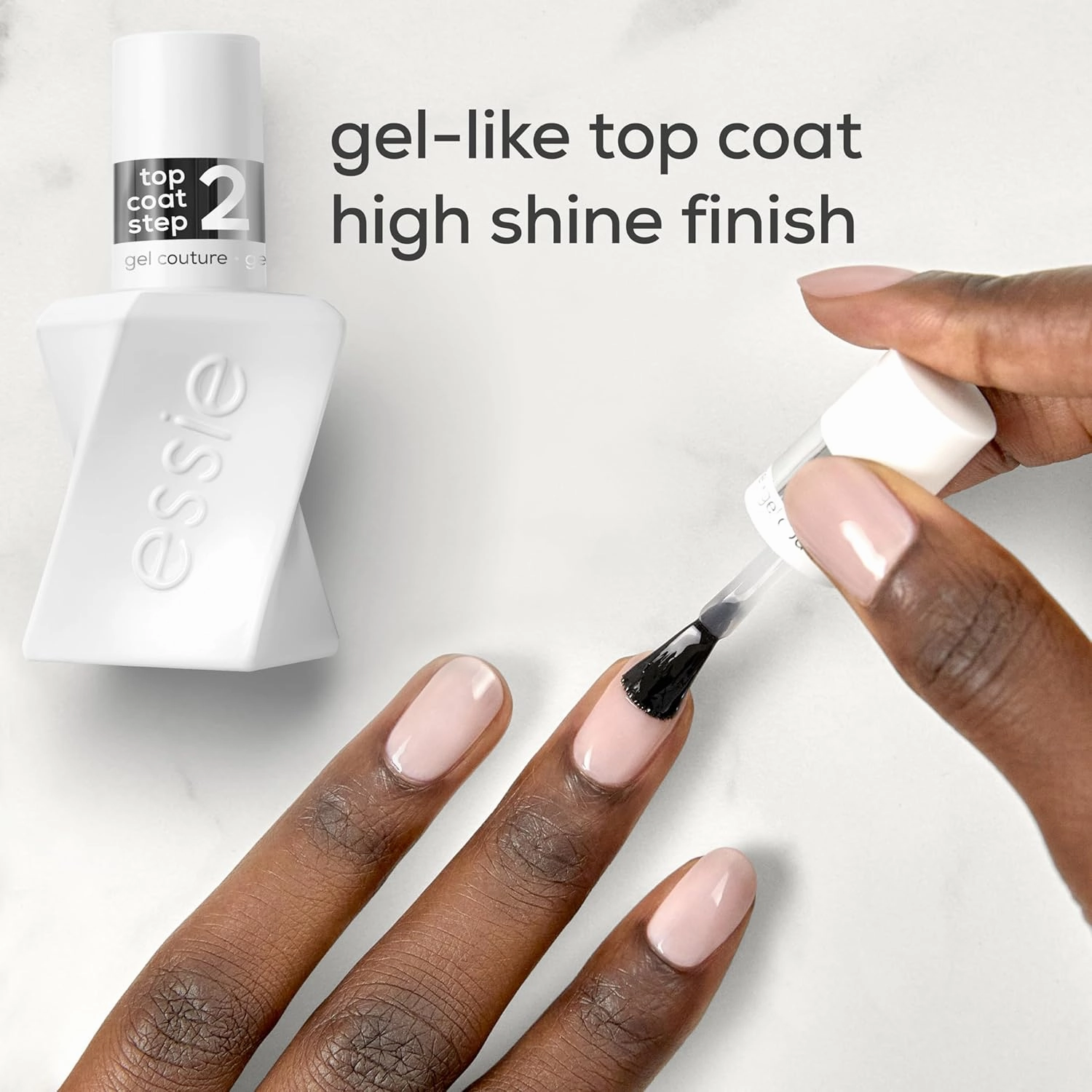 Essie Gel Couture Longwear Top Coat Duo Set, Glossy High Shine Chip-Resistant Gel-Like Top Coat, Gifts For Women And Men, 0.92 Fl Oz