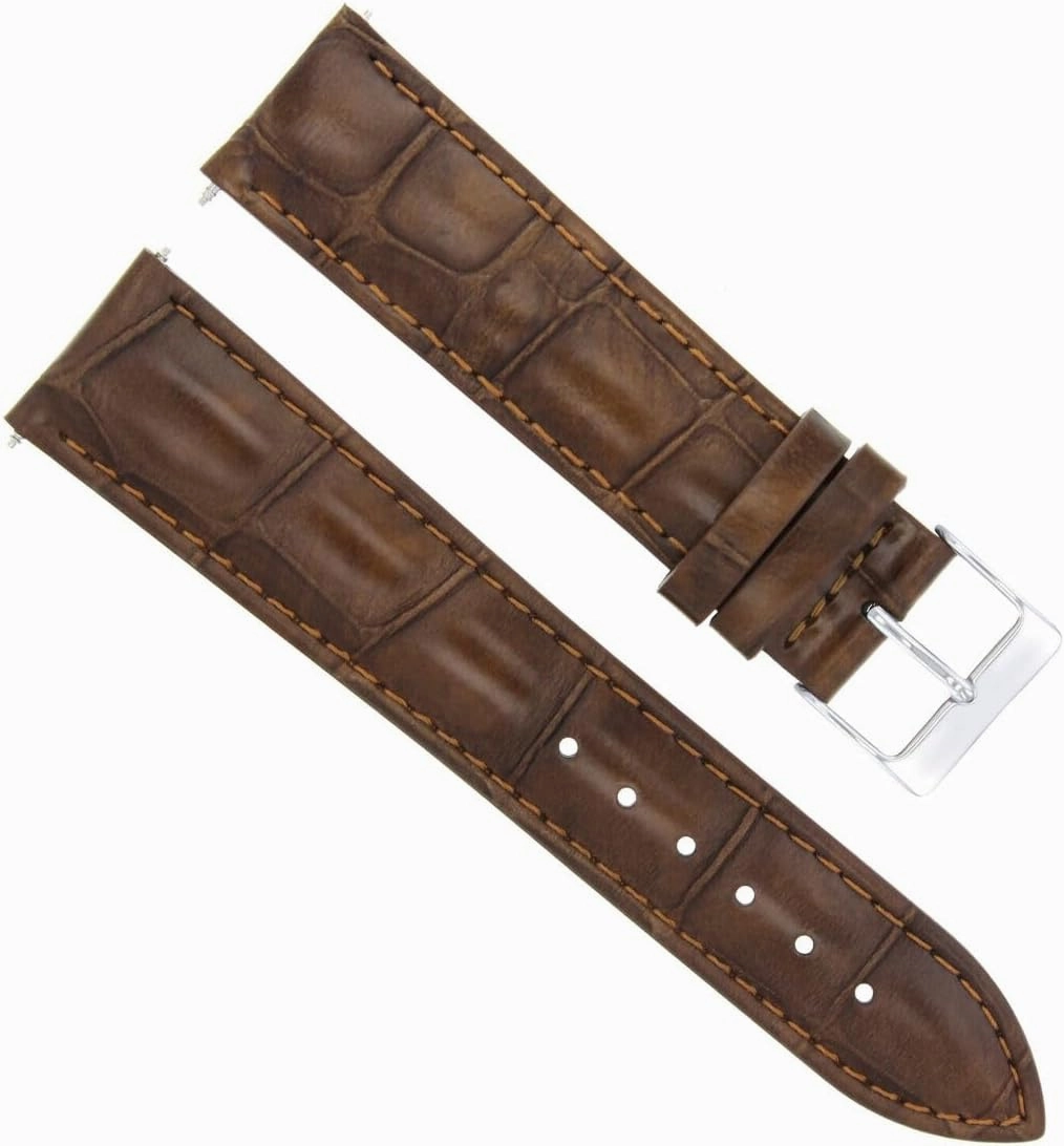 Ewatchparts 20mm Genuine Leather Watch Band Strap Compatible With Citizen 8700 Bl8004-53E Light Brown