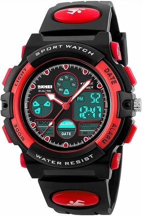 eYotto Kids Sports Watch Waterproof Boys Multi-Function Analog Digital Wristwatch LED Alarm Stopwatch