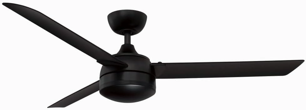 Fanimation Xeno Wet Indoor/Outdoor Ceiling Fan with Dark Walnut Blades and LED Light Kit 56 inch - Dark Bronze