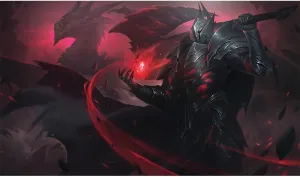 Fantasy North - Er'Gon Skol - Dragon Knight (Kaverax) - TCG Trading Card Game Playmat and Mouse Pad - 24 x 14 inches - Perfect for Magic MTG Commander Pokemon Yugioh and Other Card Games