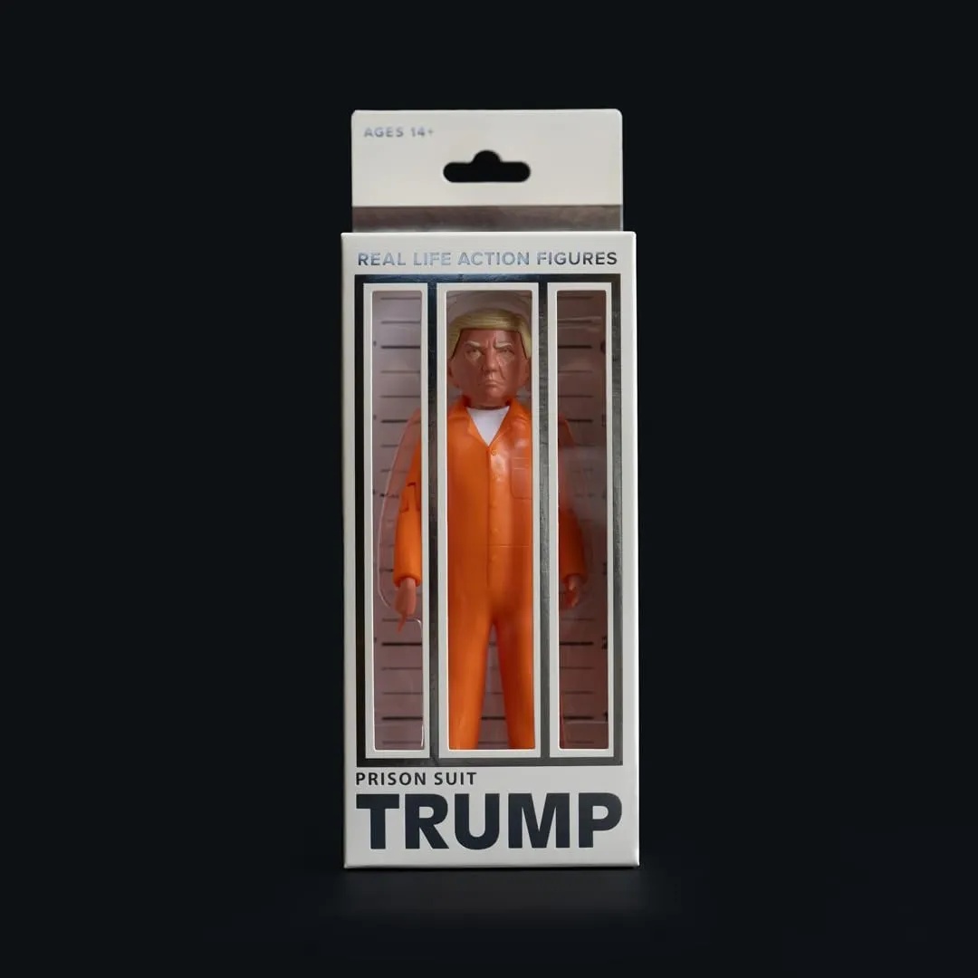 FCTRY Prison Trump Real Life Political Action Figure: Collectible Figurine Perfect for Collectors, Gag Gift, Funny Idea & Souvenirs