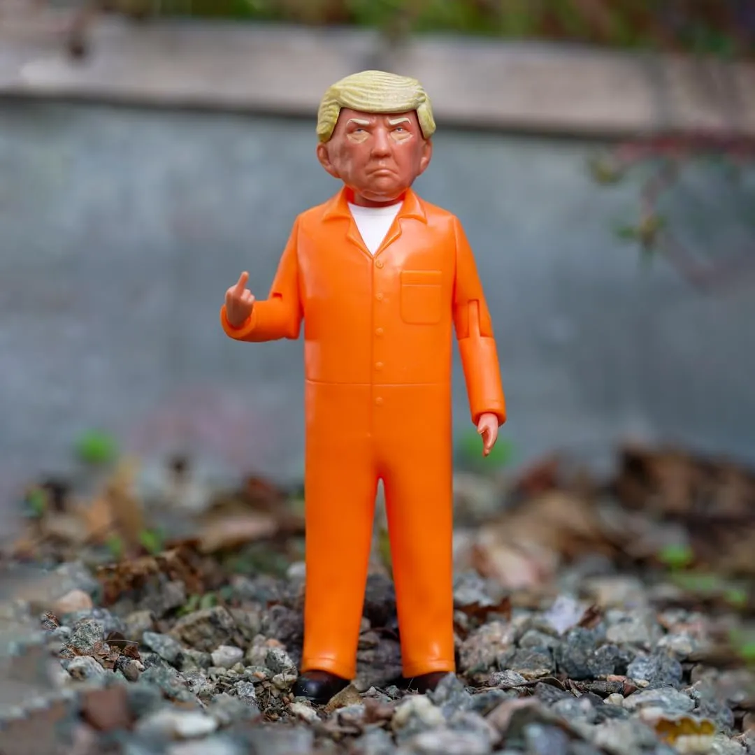 FCTRY Prison Trump Real Life Political Action Figure: Collectible Figurine Perfect for Collectors, Gag Gift, Funny Idea & Souvenirs