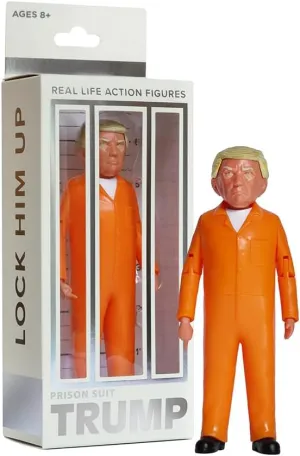 FCTRY Prison Trump Real Life Political Action Figure: Collectible Figurine Perfect for Collectors, Gag Gift, Funny Idea & Souvenirs