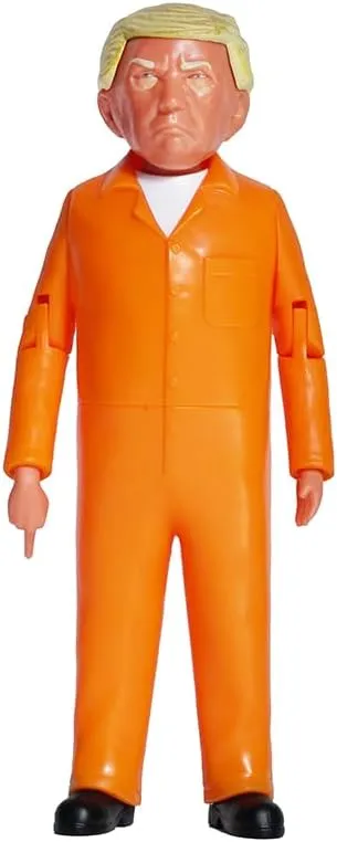 FCTRY Prison Trump Real Life Political Action Figure: Collectible Figurine Perfect for Collectors, Gag Gift, Funny Idea & Souvenirs