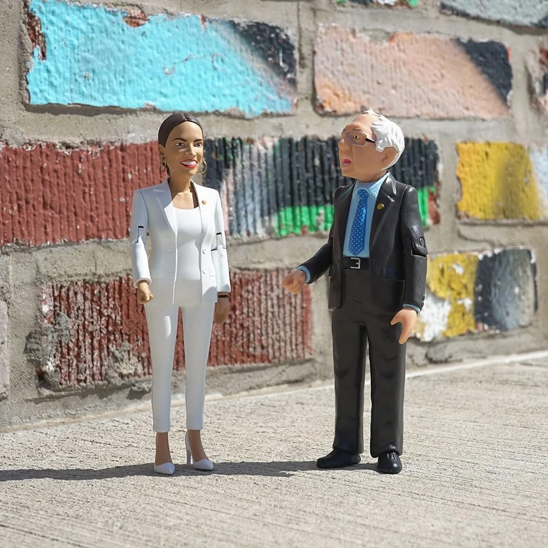 FCTRY Alexandria Ocasio-Cortez Real Life Political Action Figure: US Female Representative AOC Collectible Figurine Perfect for Collectors, Gag Gift, Funny Idea & Souvenirs