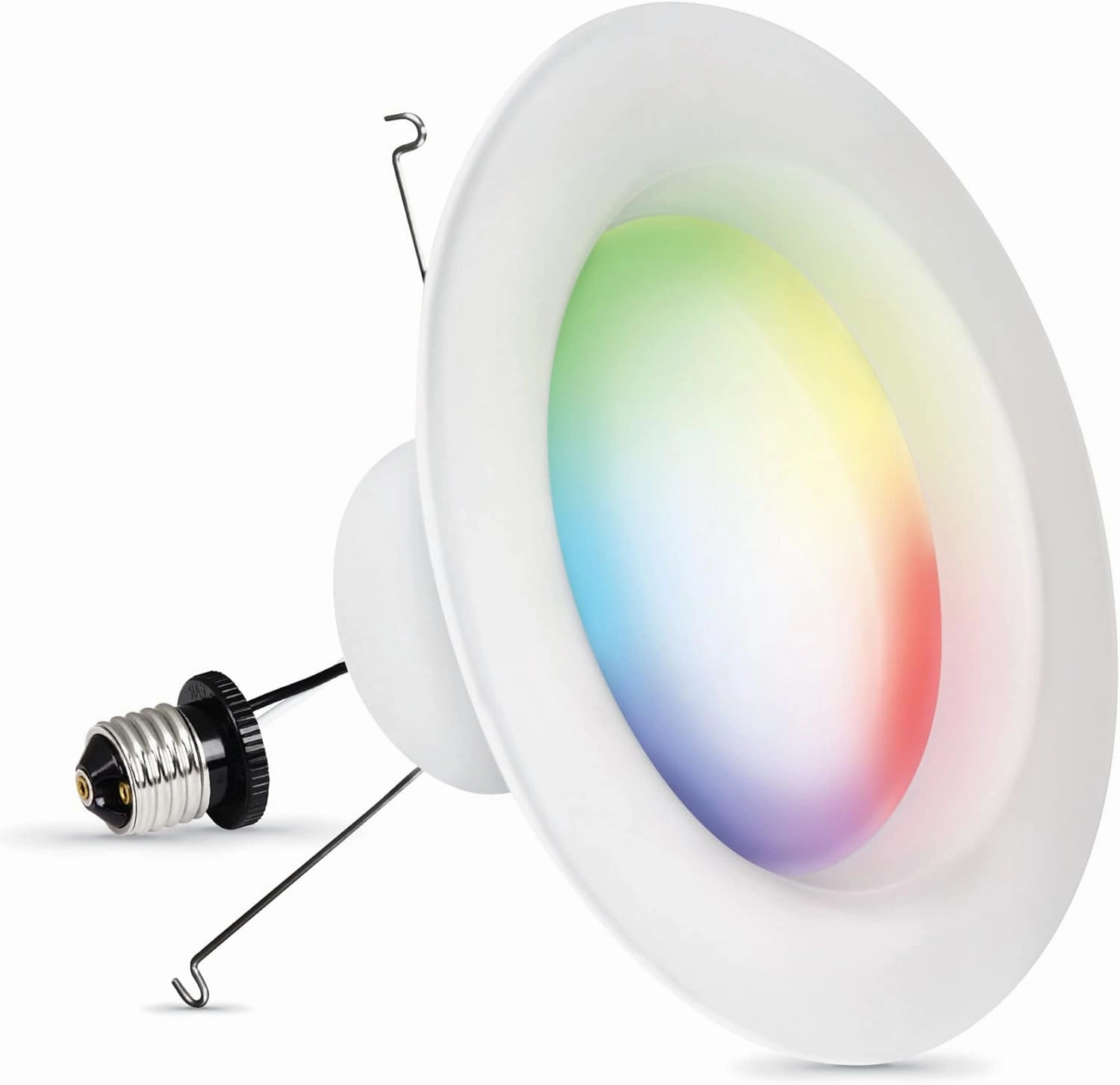 Feit Electric Smart Recessed Downlights, 5/6-Inch, 75W Equivalent, WiFi LED Retrofit, Color-Changing & Tunable White, 1000 Lumens, Dimmable, Works with Alexa/Google Assistant, LEDR6/RGBW/AG/3, 3 Pack