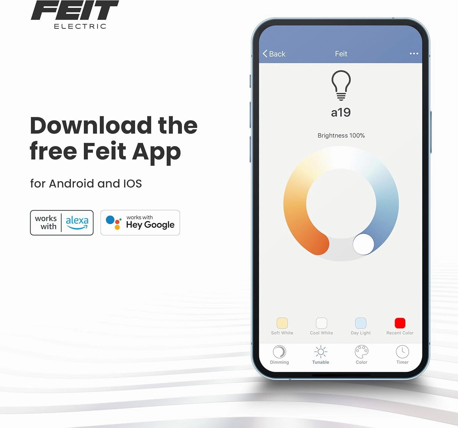 Feit Electric Smart Recessed Downlights, 5/6-Inch, 75W Equivalent, WiFi LED Retrofit, Color-Changing & Tunable White, 1000 Lumens, Dimmable, Works with Alexa/Google Assistant, LEDR6/RGBW/AG/3, 3 Pack