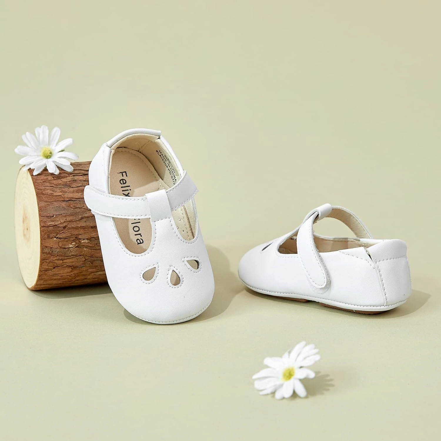Felix & Flora Soft Sole Baby Shoes - Infant Baby Walking Shoes Moccasinss Rubber Sole Crib Shoes