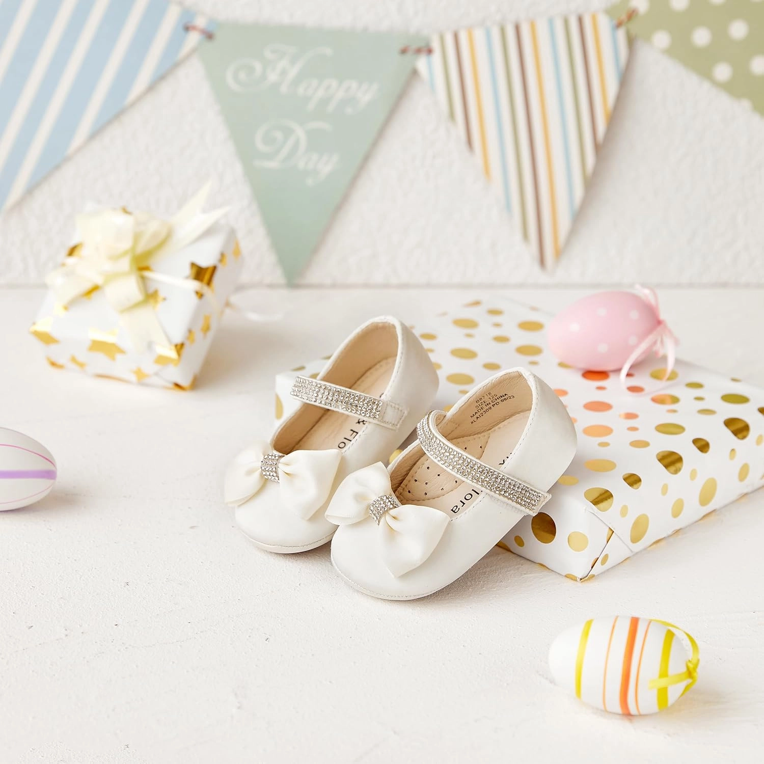 Felix & Flora Soft Sole Baby Shoes - Infant Baby Walking Shoes Moccasinss Rubber Sole Crib Shoes